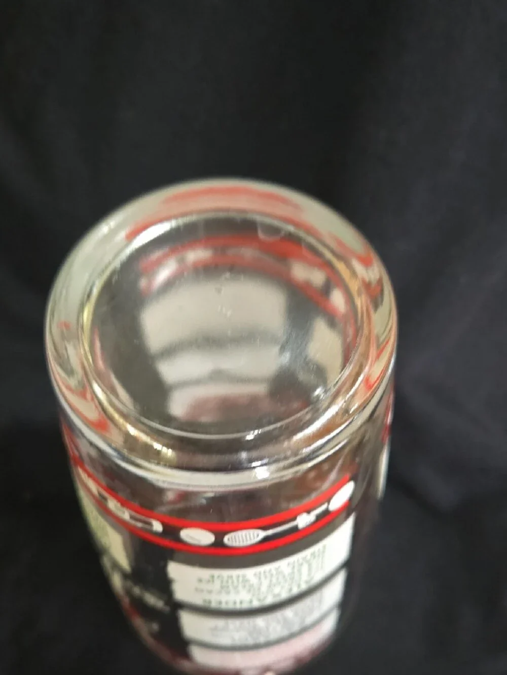 Vintage Cocktail Shaker Glass With Recipes